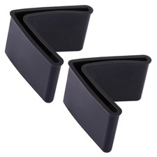 Bed Frame Gash Protector Guards 1-1/2" x 1-1/2" Edge Corner End Covers/Caps B...