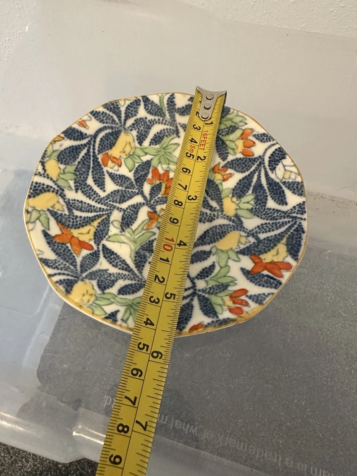 Antique Barker Brothers Pottery “Fantasy” plate 1900’s 5.5” - Image 3 of 3