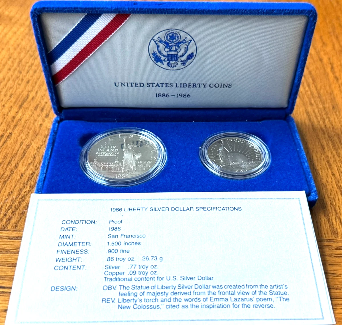 1986 Liberty Silver Dollar for sale | eBay