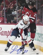 Louie BELPEDIO Signed 8x10 Photo! Washington Capitals! D MAN! Usa!  W/COA