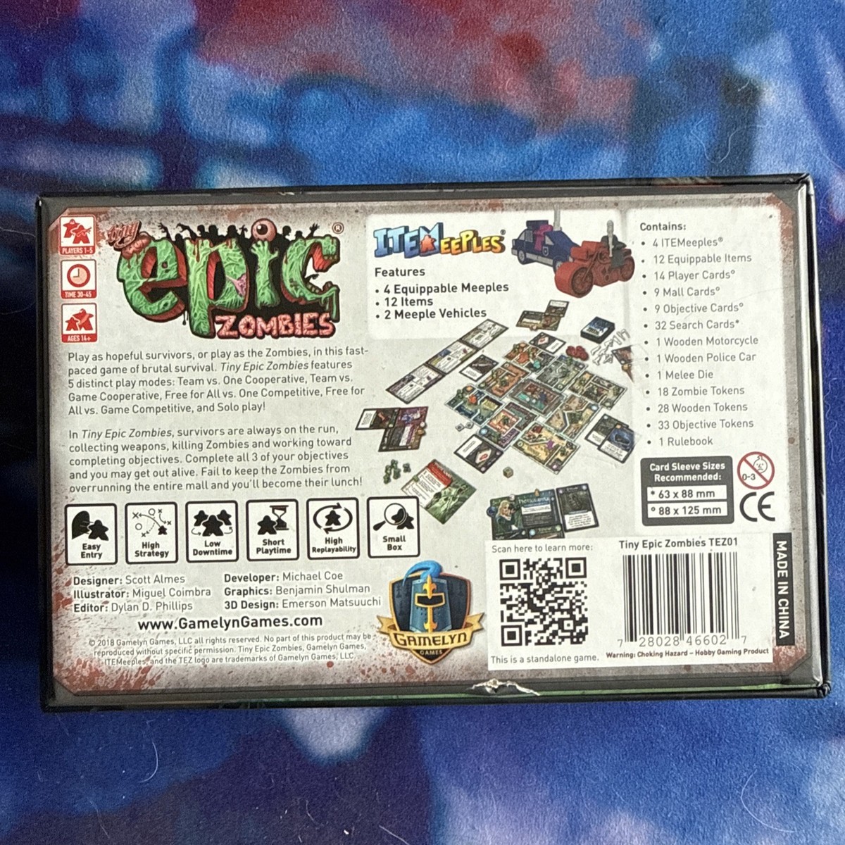 Tiny Epic Zombies a Board Game of Brutal Survival Gamelyn Games by Scott  Almes | eBay