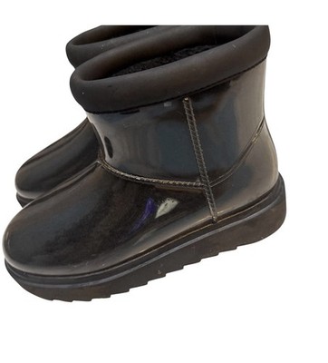 KOOLABURRA BY UGG/ KOOLA CLEAR MINI BLACK WATERPROOF/ WOMAN S SIZE 6 BOOTS