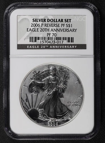 2006-P American Silver Eagle — photo from the most recent tracked eBay sale