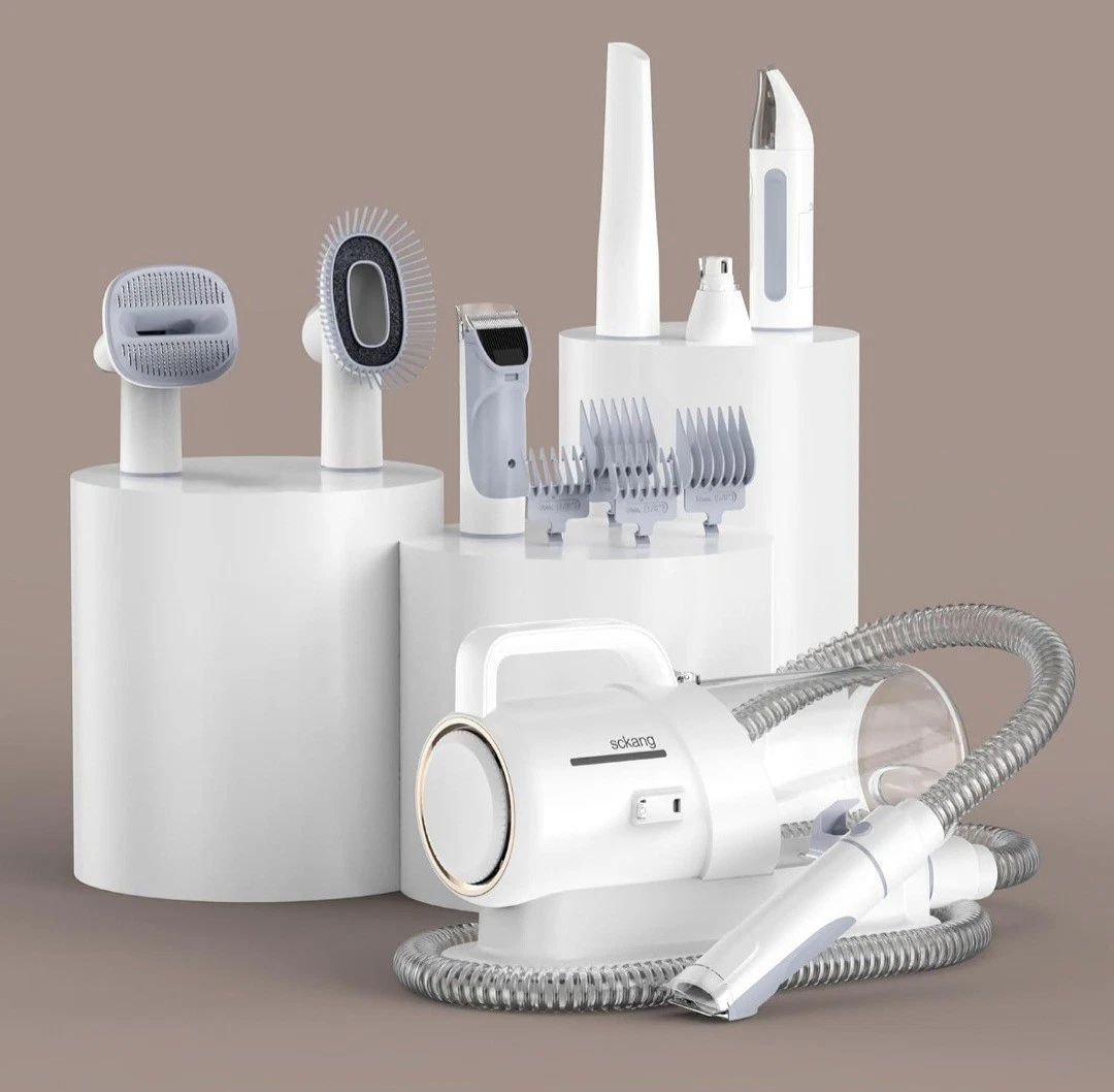 Sckang Pet Grooming Vacuum Pets 8 in 1 Dog Grooming Kit & Vacuum Retails $100
Opens in a new window 