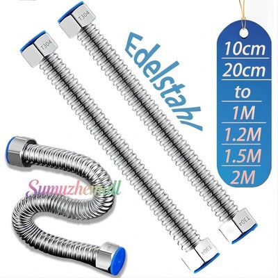 Brauseschlauch 1/2'' Edelstahl Duschschlauch Brausenschlauch Brause Schlauch