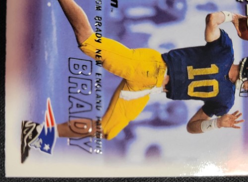 TOM BRADY / GIO CARMAZZI 2000 FLEER DOMINION ROOKIE PAIRS ROOKIE RC PATRIOTS HOF - Picture 4 of 8