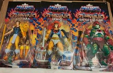 MOTU Origins X Thundercats Set of 3, Wave 1 Lion-O, Cheetara  BattleCat-Man