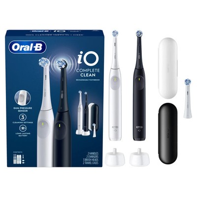 Oral-B iO Series 2 Complete Clean Rechargeable Electric Toothbrush, 2-pack