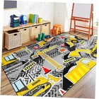 Construction Rug - Car Rugs for Boys Toy Car Play Mat Kids Carpet for Bedroom
