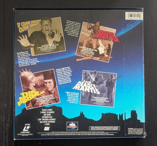 Golden Age of Science Fiction Thrillers. MCA Home Video. US laserdisc 1993 - Picture 2 of 2