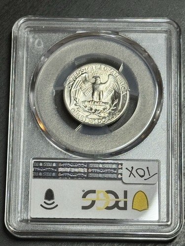 Impresionante gema con lema de cuarto de luz de plata P Washington 1934 BU PCGS MS65 (Slab3223 - Imagen 2 de 2