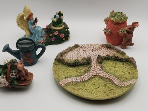 1994 Artisan Flair Cherished Moments Bunnies in Garden Michelle Yam Partial Set - Picture 5 of 11