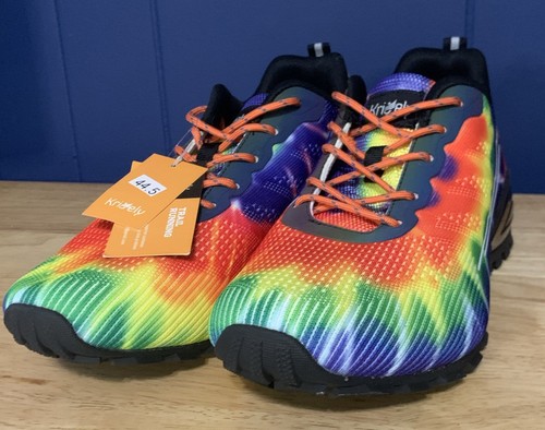 Kricely Trail Running Shoes Mens US 12.5 EU 44.5 Rainbow New With Tags Colorful - Picture 1 of 12