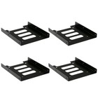 4Pcs 2.5 to 3.5 Inches Desktop SSD Tray Hard Disk Drive Mounting Bracket