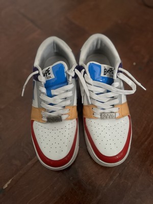 Size 9 - A Bathing Ape Bapesta Icon M2 Purple for sale