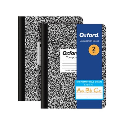 Primary Ruled Composition Notebooks 9.75x7.5 Writing Practice Kids 100 Sheets...