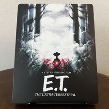 E.T. The Extra-Terrestrial Blu-ray Steelbook Stephen Spielberg Like New