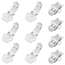 14mm x 30mm Shoe Clips 10 Pcs Flat Blank Shoe Clips Shoe Supplies Shoe Embell