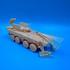 3D Printed 1/72China Type 08 Integrated Wheeled Mine Clearance Vehicle Unpainted