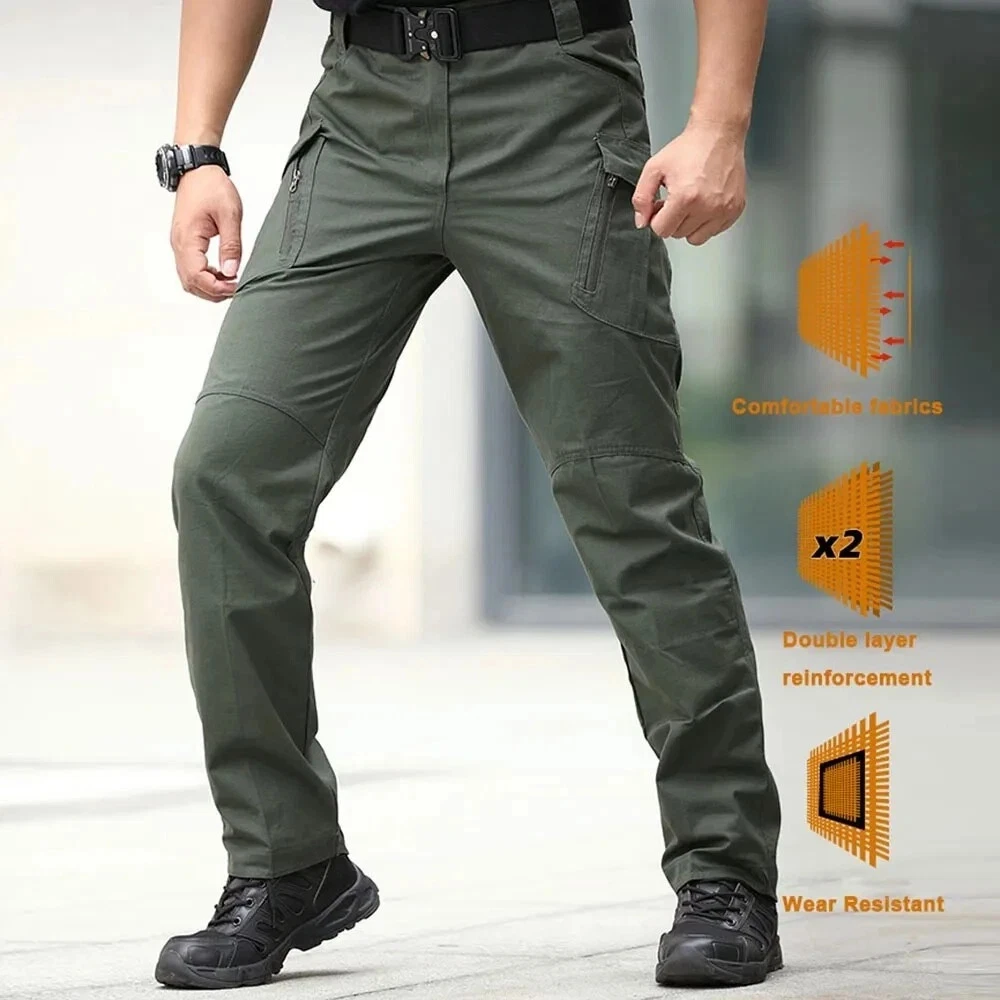 Mens Tactical Trousers Waterproof Hiking Outdoor Fishing Walking Combat
Opens in a new window or tab