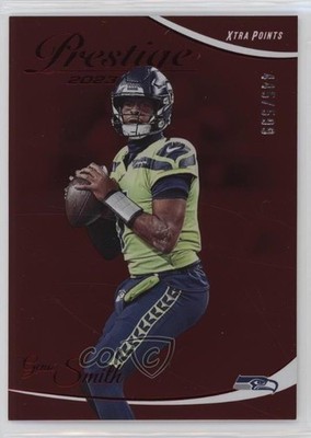 2023 Panini Prestige Xtra Points Red 445/599 Geno Smith #266 0rt