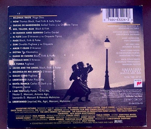 The Tango Lesson - Original Motion Picture Soundtrack - CD - Zustand sehr gut - Bild 2 von 3