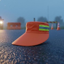 Mesh Safety Hat Sun Protection Reflective Baseball Cap for Outdoor