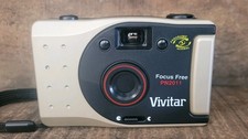Vivitar PN2011 Focus Free 35mm Film Camera   Panoramic Mode   Tested Works Great