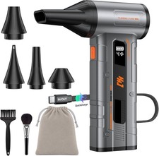 Electric Air Duster, 150,000 RPM, 20W PD Fast Charging, 30W Power Output