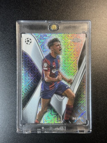 2023-24 Topps UEFA Club Competitions Mojo Chrome Pedri #MJ-8 Case Hit SSP