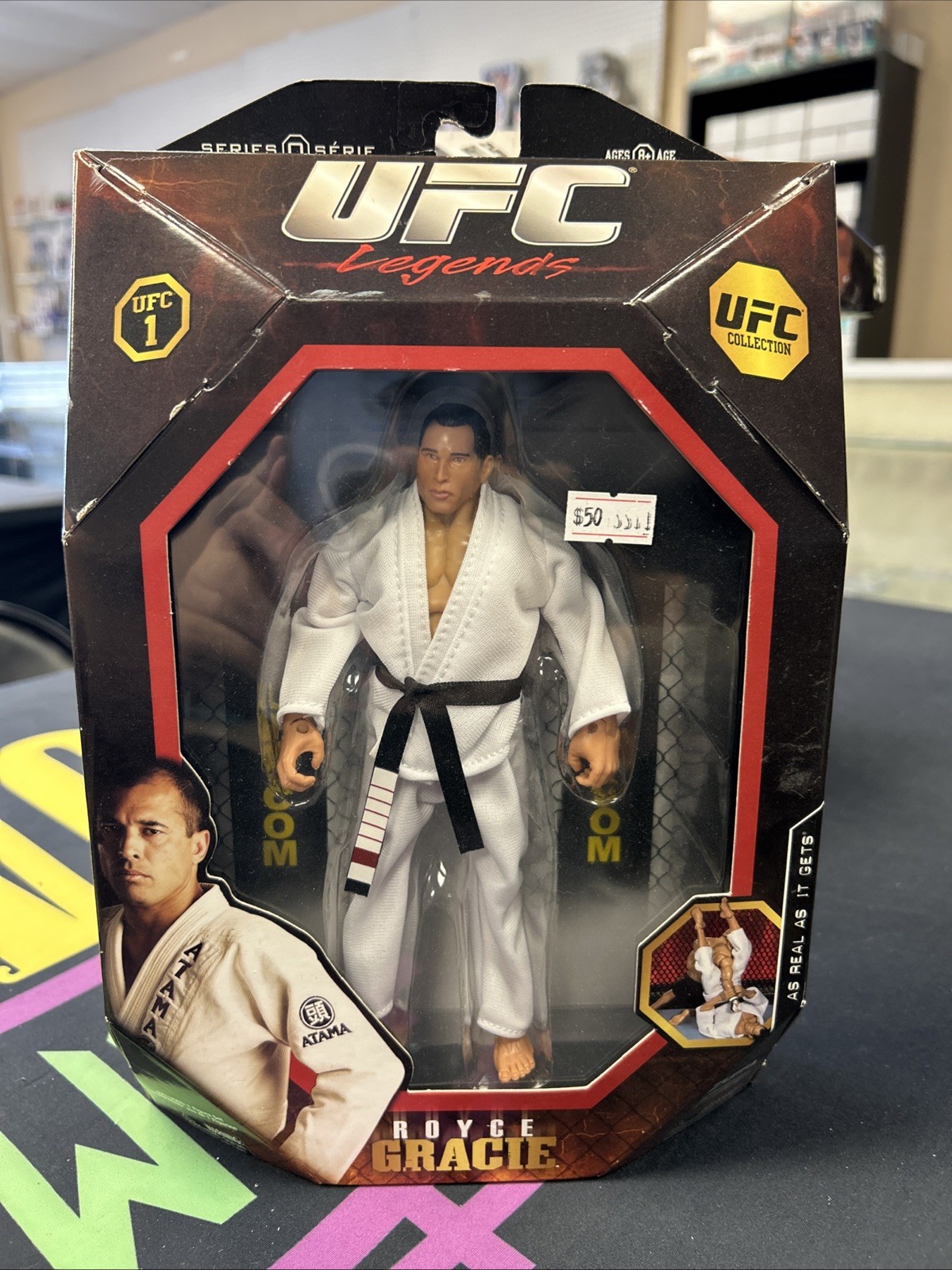 UFC Royce Gracie Series 0 Collectible Action Figure