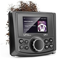Powersports UTV Stereo AM/FM with Bluetooth Streaming 3 Zone, Compatible to