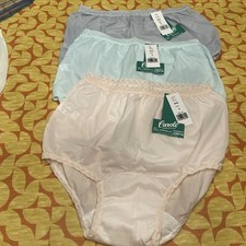 Carole  Flattering Fit Undies Size 5 Nylon Brief 3Pair 845
