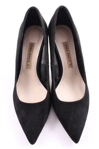 ZARA BASIC Tacones altos Mujeres Talla EU 36 negro look casual - Imagen 2 de 5