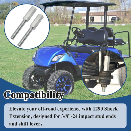 2 Pcs 1290 Shock Extension, Length of Shock Extension Is 3", Thread Size 3/8-24 - Picture 6 of 12