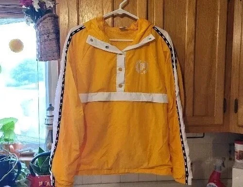 UNDERCOVER Giacca a vento ROSA Victoria Secret gialla foderata con cappuccio donna XSP