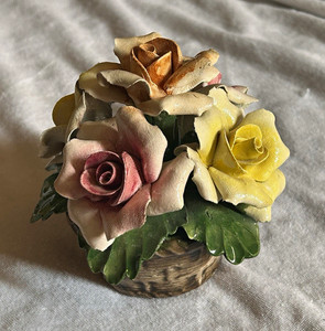 Capodimonte Porcelain Flowers | eBay