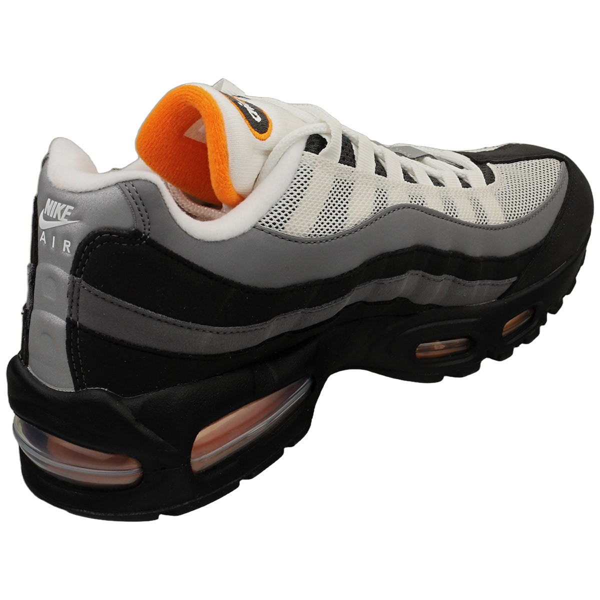 Nike Air Max 95 Big Bubble Mens Fashion Sneakers in Black Ceramic