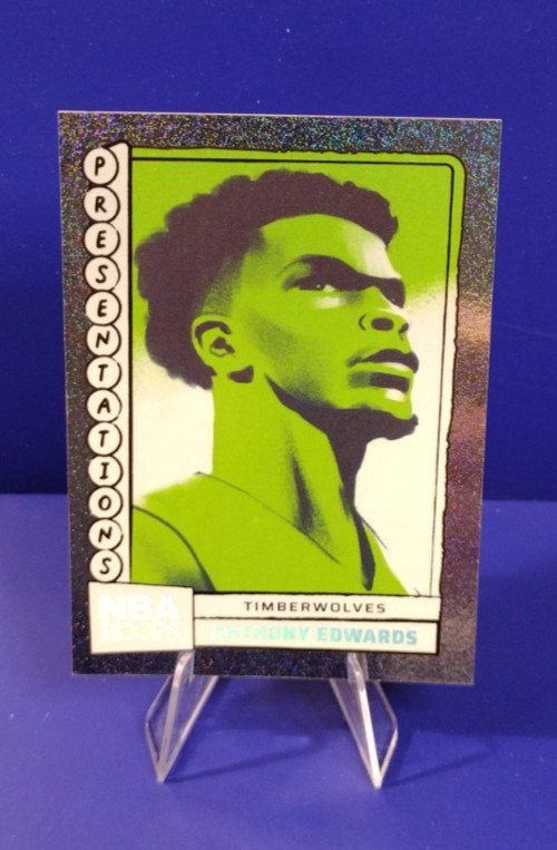 2024 Panini Hoops #7 Anthony Edwards Presentations SSP Casehit Timberwolves