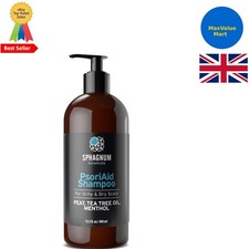400ml Natural Psoriasis Shampoo with Peat Mud & Argan Oil for Healthy Scalp