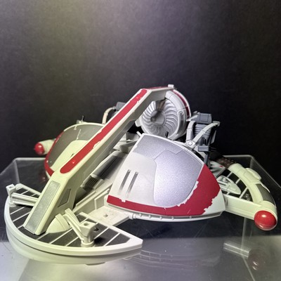 Star Wars The Clone Wars Hasbro Republic Swamp Speeder Nearly Complete Rare