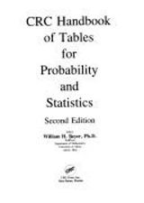 CRC Handbook of Tables for Probability and Statistics William H.