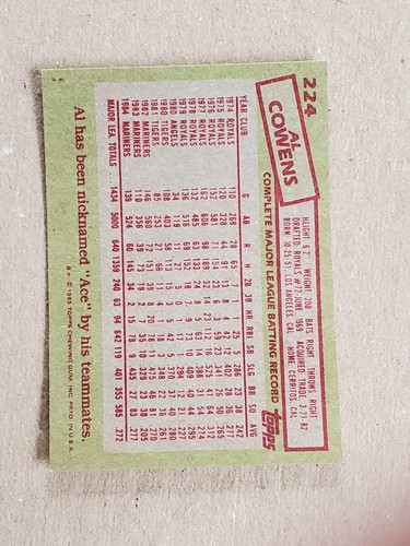 1985 TOPPS BASEBALL TRADING CARD 126-270 YOU PICK FREE SHIPPING 50% OFF 2+ - Bild 347 von 495