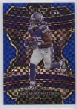 2019 Panini Select Concourse Blue Prizm 150/175 Alexander Mattison #64 o8g