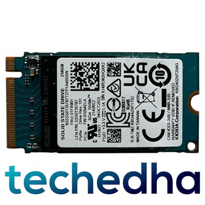 Kioxia 256GB M.2 PCIe 2242 SSD Solid State Drive KBG40ZNT256G 01FR901 GRADE A