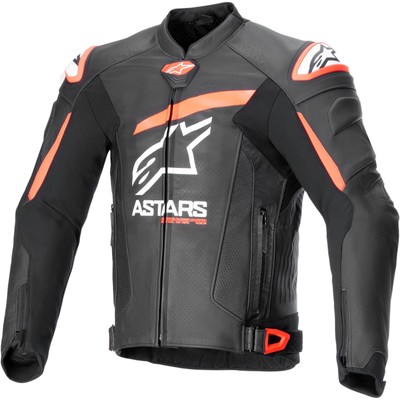 Herren Motorrad Jacke 52 - Alpinestars GP Plus R V4 Airflow - schwarz-rot-weiß