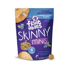 Fruitables Skinny Mini Dog Treats, Healthy Pumpkin Treat 12 Ounce Pack of 1 