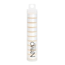 Nymo Thread   10-Pack White Color   Size 00, .12mm Diameter, 140 Yard/128 Met...