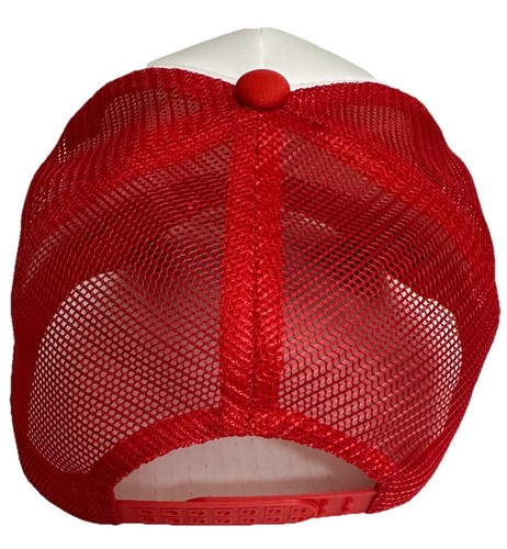 Custom Patriotic USA Trucker Hat Pearl Embellished Red Snapback Cap - Picture 4 of 6