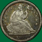 1839 Seated Liberty Half Dime Extremely Fine XF Coin #41081